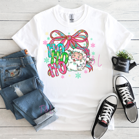 987 DTF Santa print