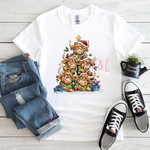 986 Christmas Tree Cows print
