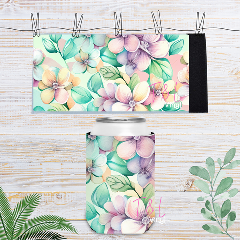 11 - Water Colour Flower  Velcro Sublimation