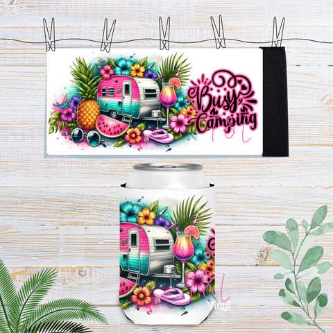 20 - Busy Camping  Velcro Sublimation