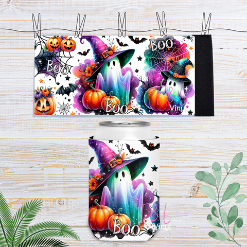 6 Boo - Halloween  Velcro Sublimation