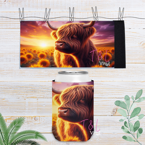 3 - Highland Cow  Velcro Sublimation