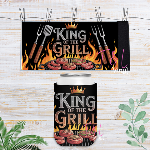 31 King Grill Velcro Stubby Cooler Sublimation