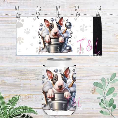 34 Roman bully nose 2  Velcro Stubby Cooler Sublimation