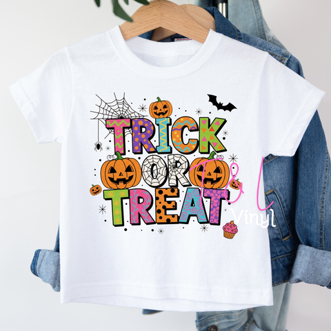 1024 DTF Trick or Treat Kids print
