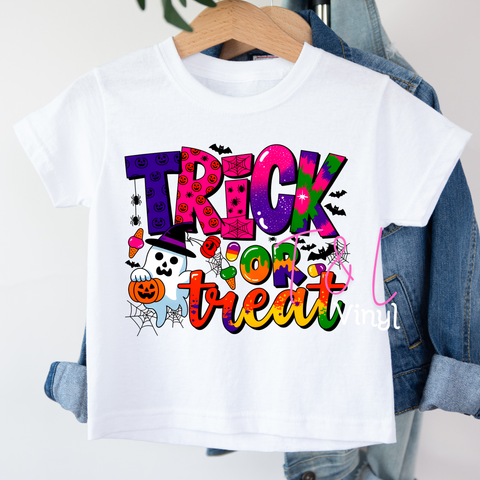 1026 DTF Trick or Treat Kids print