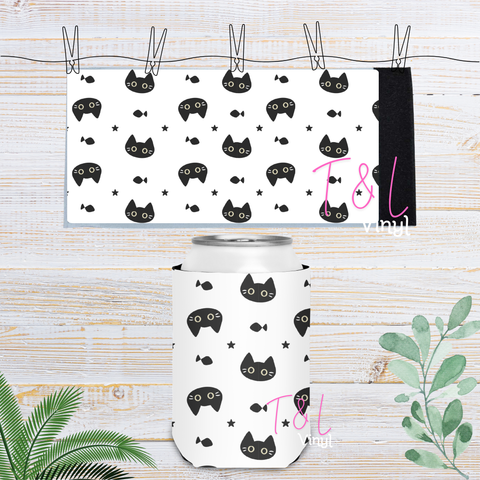 67 Cats Velcro Stubby Cooler Sublimation