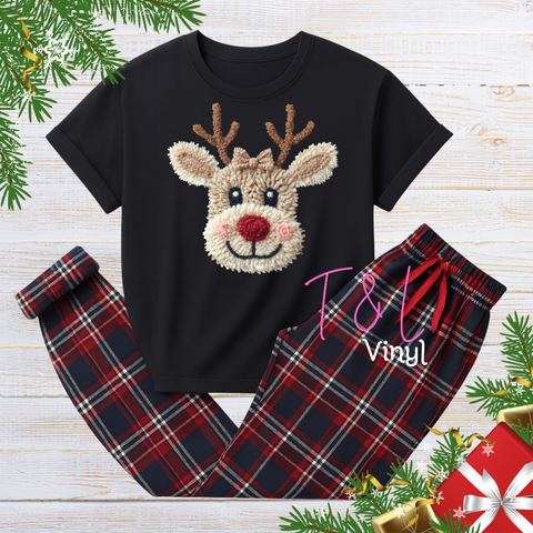 1060 DTF Patch Reindeer - Adult Print