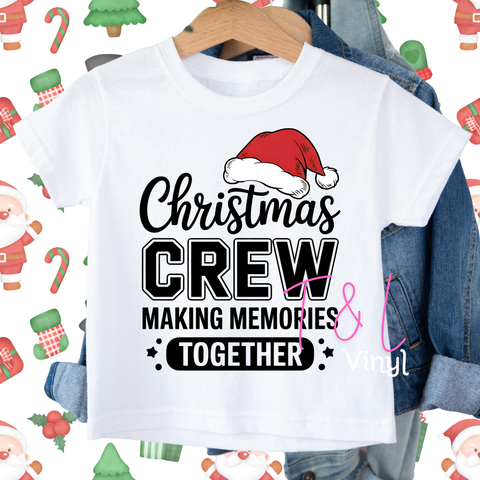 1068 DTF Family Christmas Shirt  -  kids Print