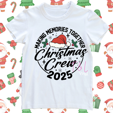 1070 DTF Family Christmas Shirt  -  Adult Print