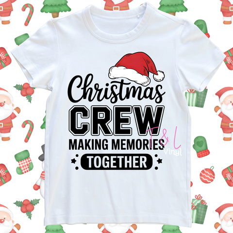 1071 DTF Family Christmas Shirt  -  Adult Print