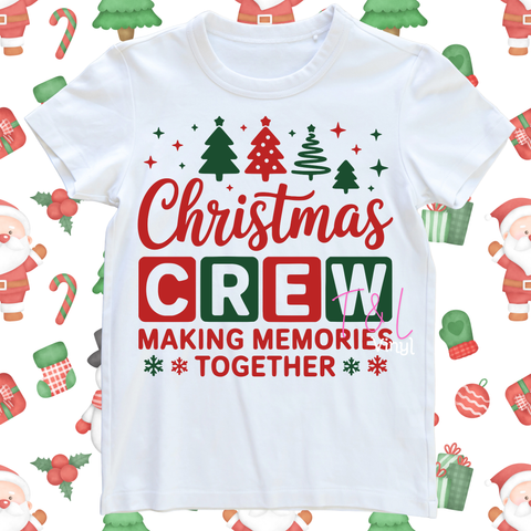 1072 DTF Family Christmas Shirt  -  Adult Print