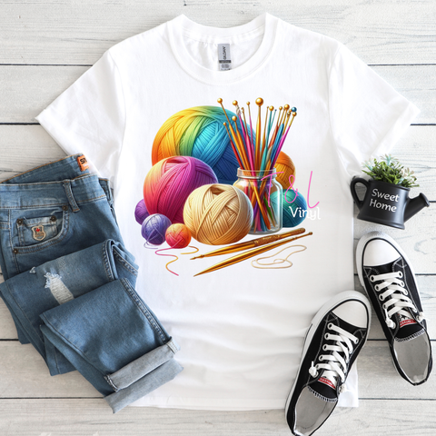 1074 DTF Wool Shirt  -  Adult Print