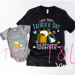806 DTF- 1st Fathers day baby and Dad print