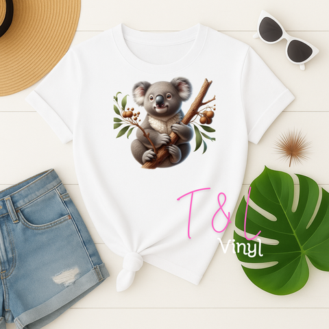 836 DTF Koala 4 - Adult Print