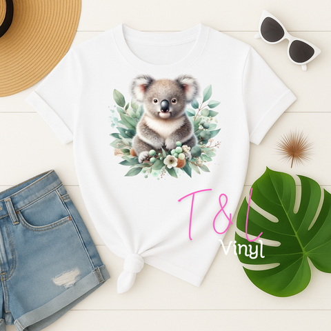 833 DTF Koala 1 - Adult Print