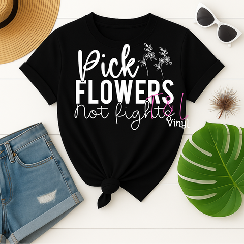 846 DTF Pick flowers - Print