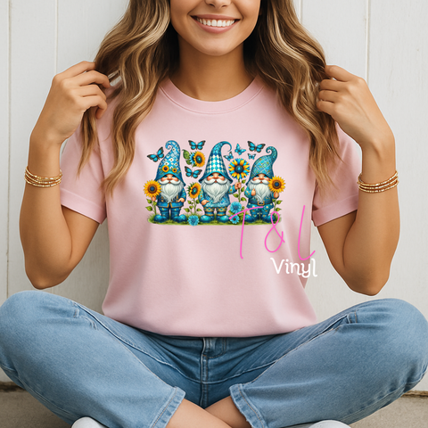 865 DTF Gnomes Blue - Print