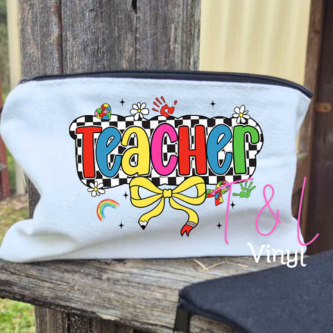 869 DTF Teacher - Cotton bag Print