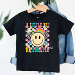 426 DTF A little Bit dramatic kids print