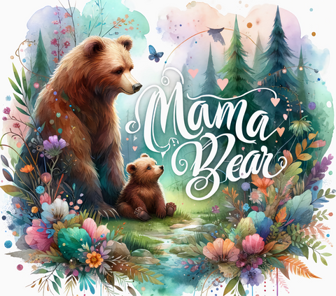 Mama Bear 20 oz vinyl wrap (313)