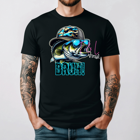 568 DTF Fish Bruh Adult print