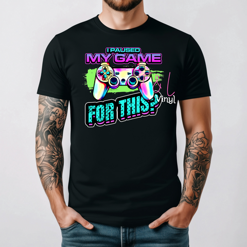 583 DTF I paused my game print