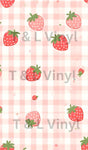 Strawberries and cream Blank Sublimation Sheet 73