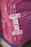 Single white letter bag tags - Perfect for Sublimation