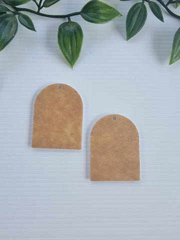 Acrylic Earrings Large Arch