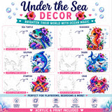 Acrylic Under the Sea Blanks – Perfect for Sublimation