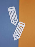 Jumbo Pencil Acrylic Paper Clips 11cm by 4cm