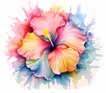 Water Colour Flower 20oz Vinyl wrap  (87)