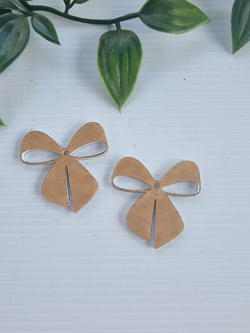 Acrylic Earrings Bow 4