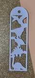 Dinosaurs Acrylic Bookmark  with tassel