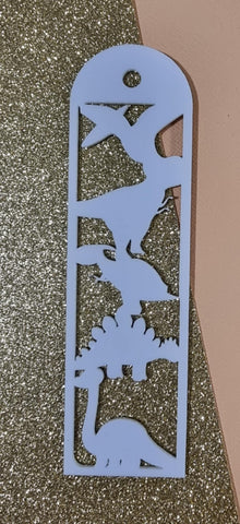 Dinosaurs Acrylic Bookmark  with tassel