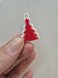 Mini Acrylic Christmas Tree Charm