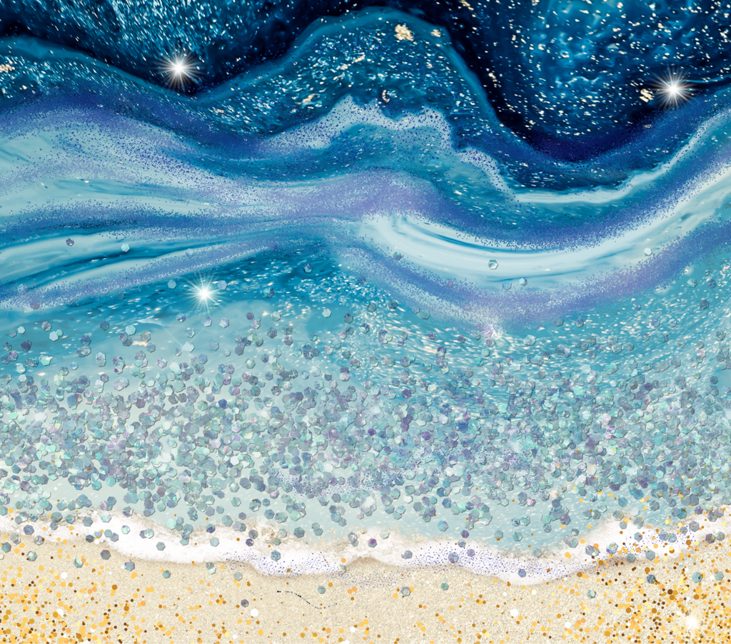 Wave Wraps Beach wave 20oz Vinyl Wrap (177) – T & L Vinyl