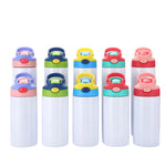 12oz Straight cute Sippy cup kids tumbler