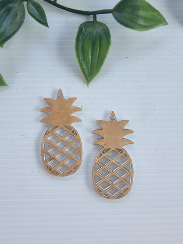 Acrylic Earrings Pineapple