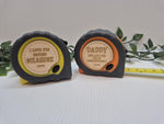 Personalised Measuring Tape Inserts