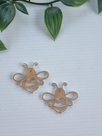 Acrylic Earrings Bee 1