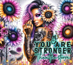 You are stronger than you think  20 oz Sublimation wrap (334)
