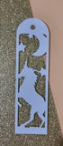 Unicorn Acrylic Bookmark  with tassel