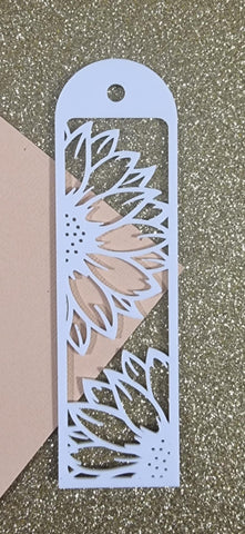 Sunflower Acrylic Bookmark  with tassel