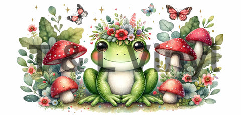 (5) Cute Frog 16oz wrap