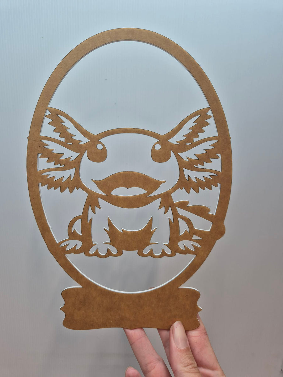 Acrylic Axolotl Plaque – T & L Vinyl