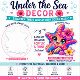 Acrylic Under the Sea Blanks – Perfect for Sublimation