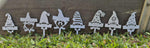 Acrylic Garden Gnomes Veggie Stakes (Pack of 8)