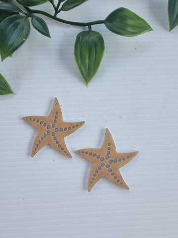 Acrylic Earrings Star Fish